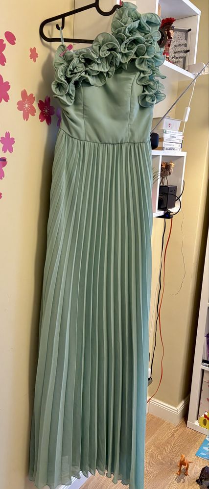Rochita de ocazie marimea 36(S), verde menta
