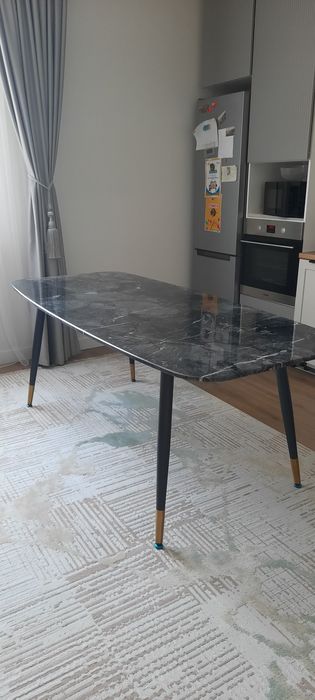 Стол натуральный камень мрамор 90×200