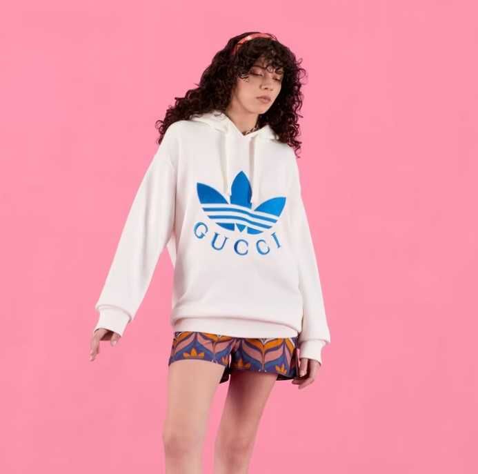 Hanorac Adidas x Gucci hoodie (bluza) - tip Premium