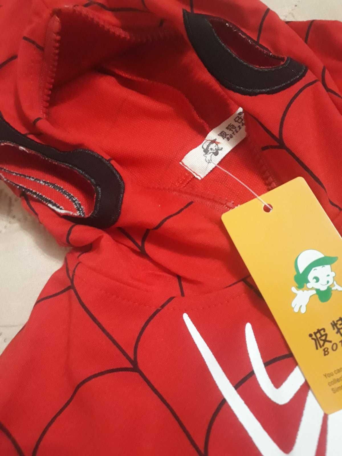 Комплект Спайдърмен Spiderman анцуг спортен екип Спайдермен 110/../128