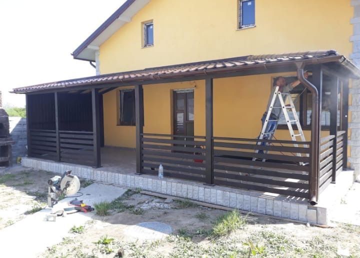 Executam terase pe structură de lemn sau metal