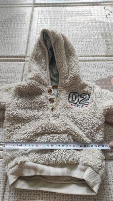 Топъл суичер Marks& Spencer 3-6 м като нов