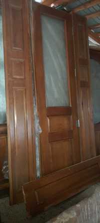 Uși și ferestre lemn masiv de tei..cu geam termopan..
