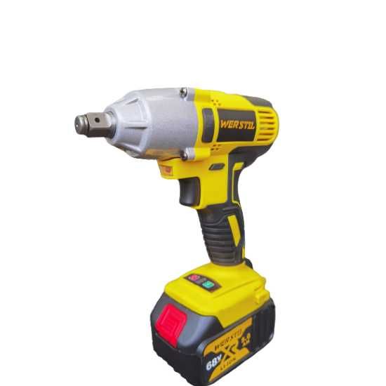 Професионален акумулаторен ударен гайковерт WERSTIL 68V 6AH 350 N/M