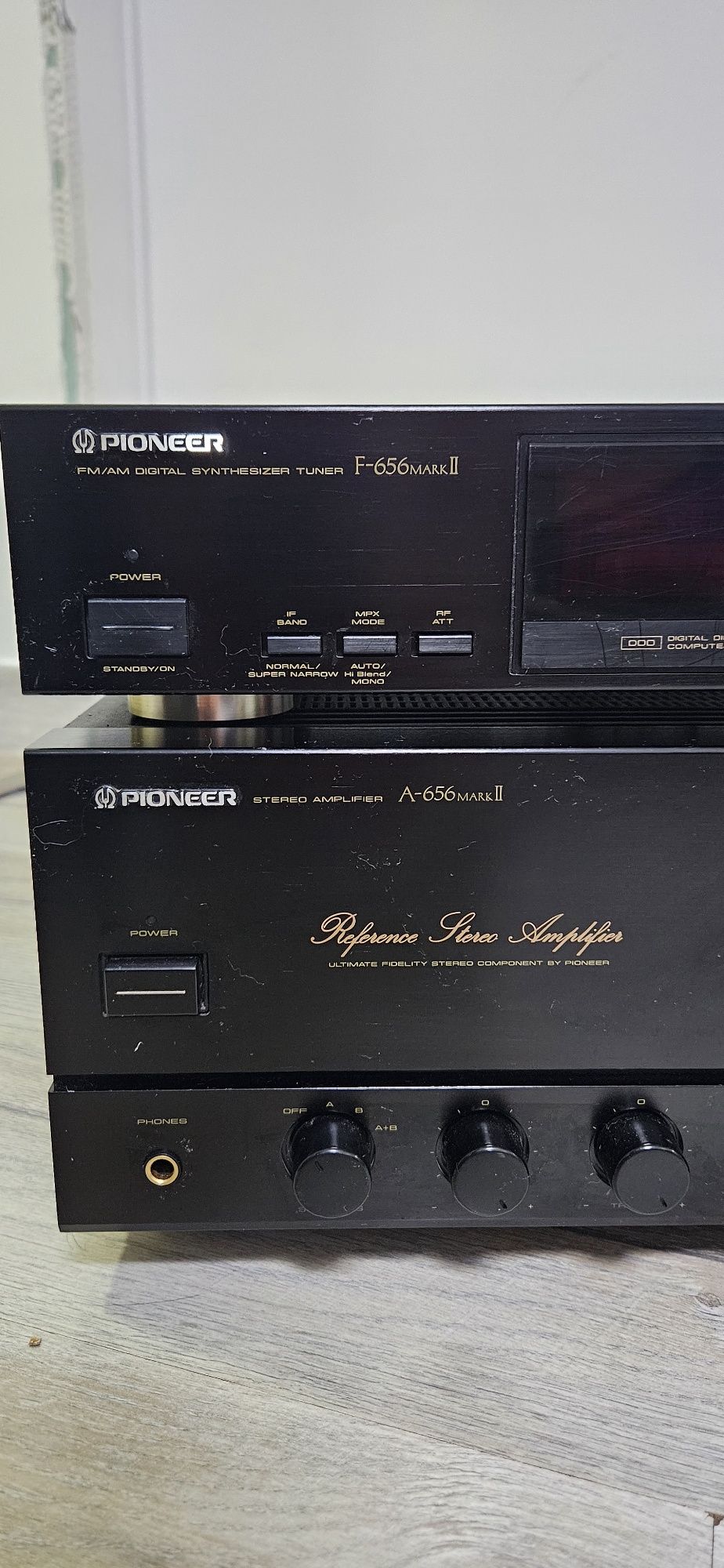 Pioneer a656 mark2 2×100 doar amp. sunet refacut clasa D!