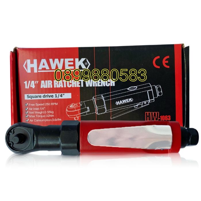Професионална пневматична тресчотка HAWEK , 1/4" , 32 Nm, HW-1063