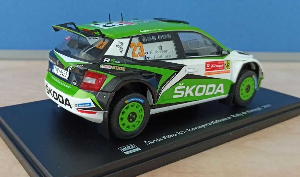 Macheta Skoda Fabia R5 WRC Rally Portugal - IXO/Altaya 1/24