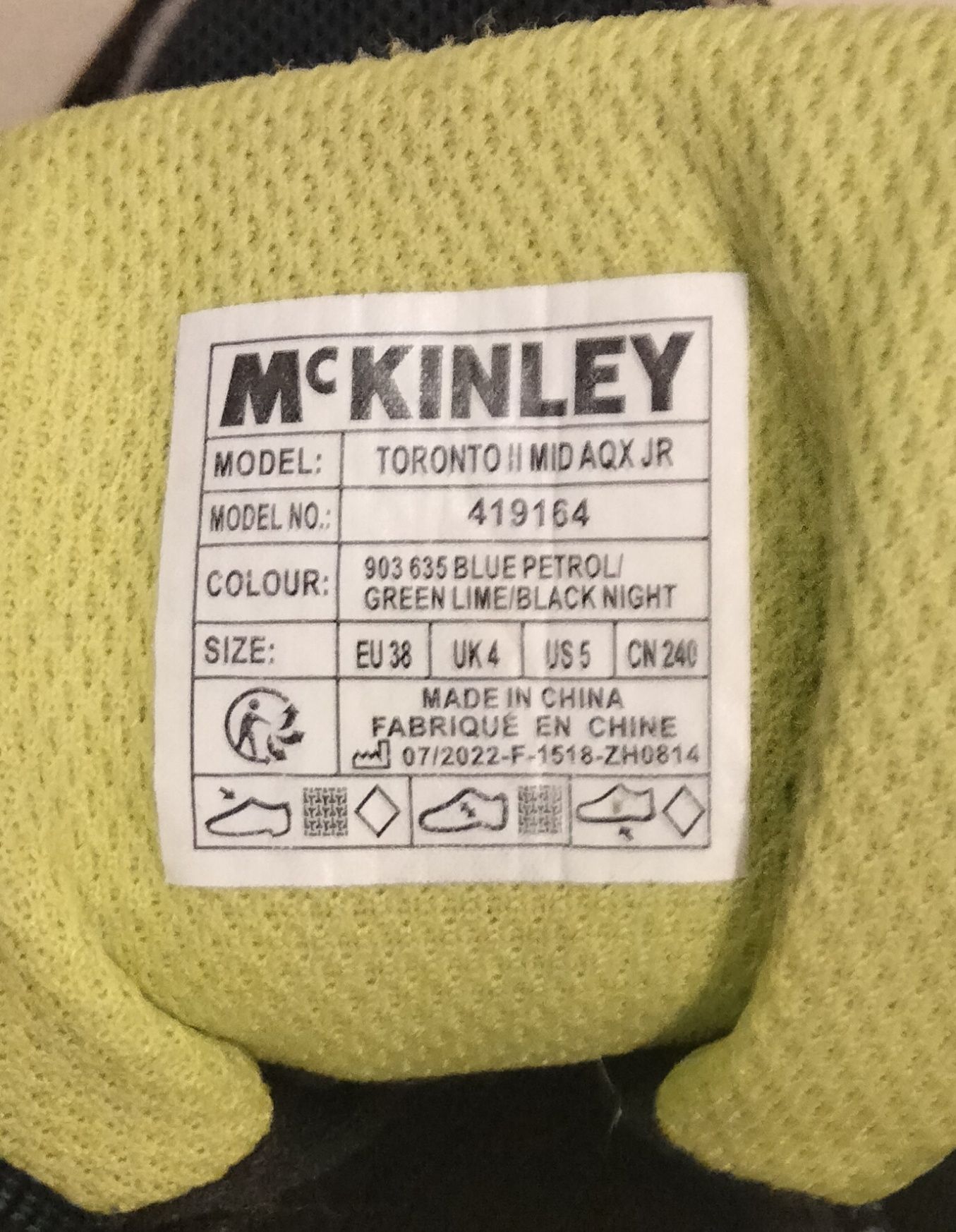 Ghete McKinley de tracking marimea 38