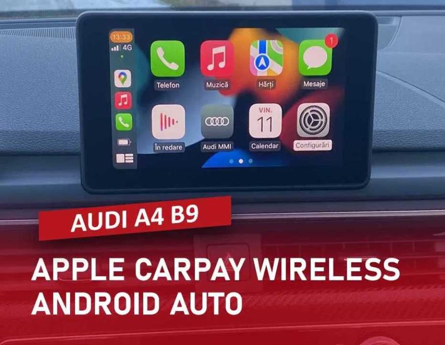 Apple CarPlay & Android Auto Audi A4 B9 S4 8W (2016–2019)