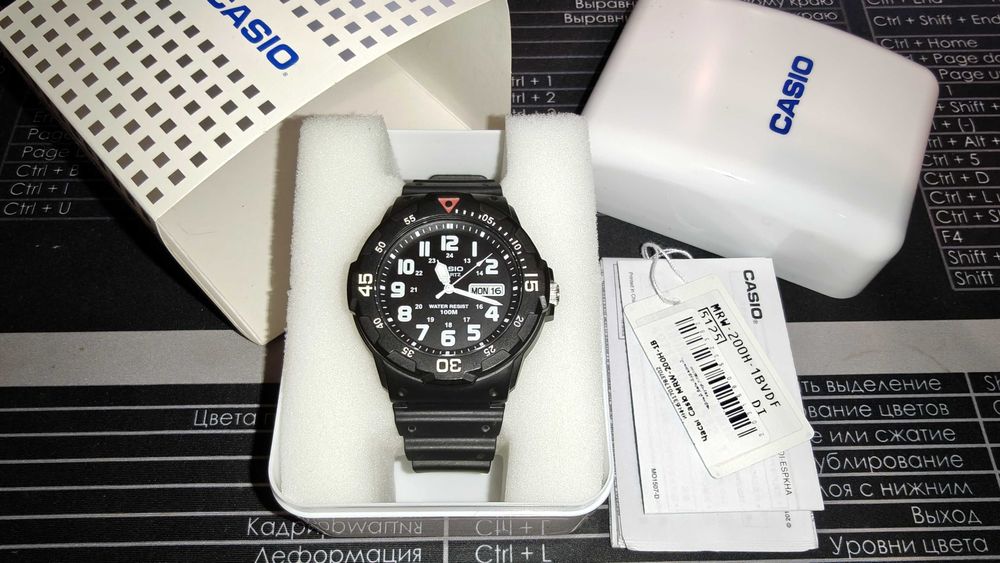 Часы кварцевые CASIO MRW-200H-1BVDF