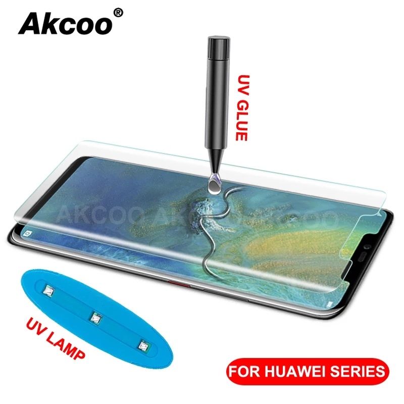 Стъклени протектори UV Nano за  Huawei p30pro p30 p50pro p40pro mate20