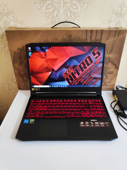 Игровой Ноутбук Acer Nitro 144Hz FullHD Gtx1650 Intel Core i5-11
