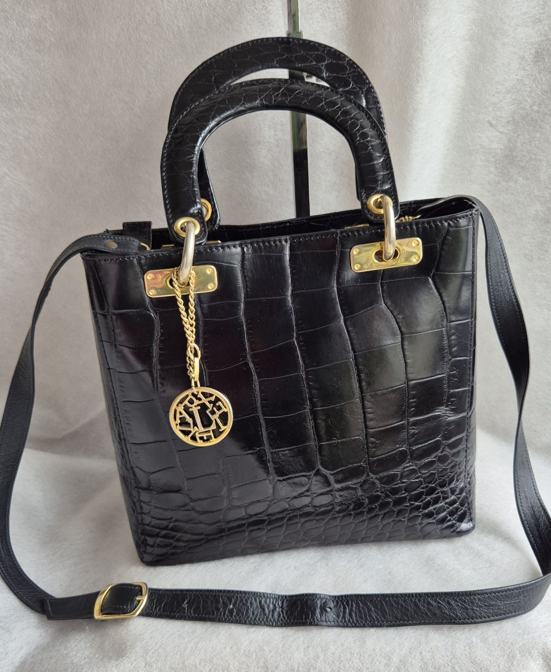 Geanta piele Lanzzeti vintage