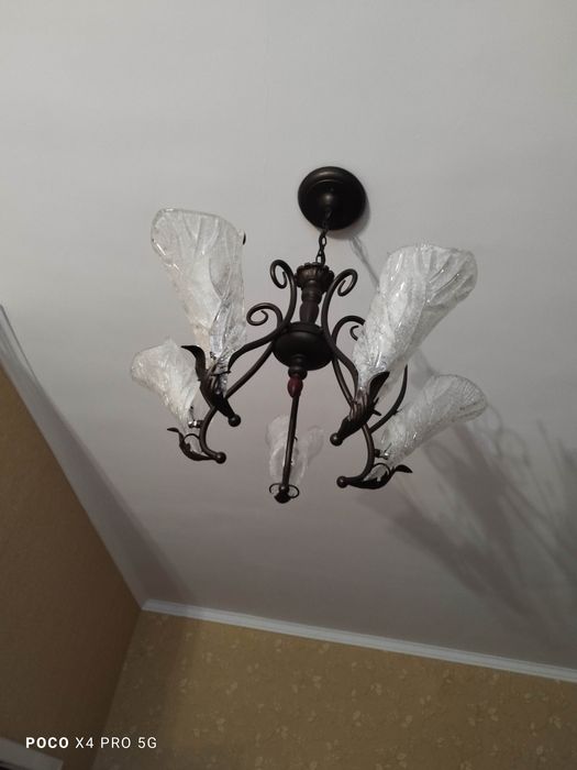 Люстра 5 рожковая