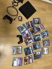 Sony PlayStation 4 Slim 1TB  PS4  2 Controler camera jocui
