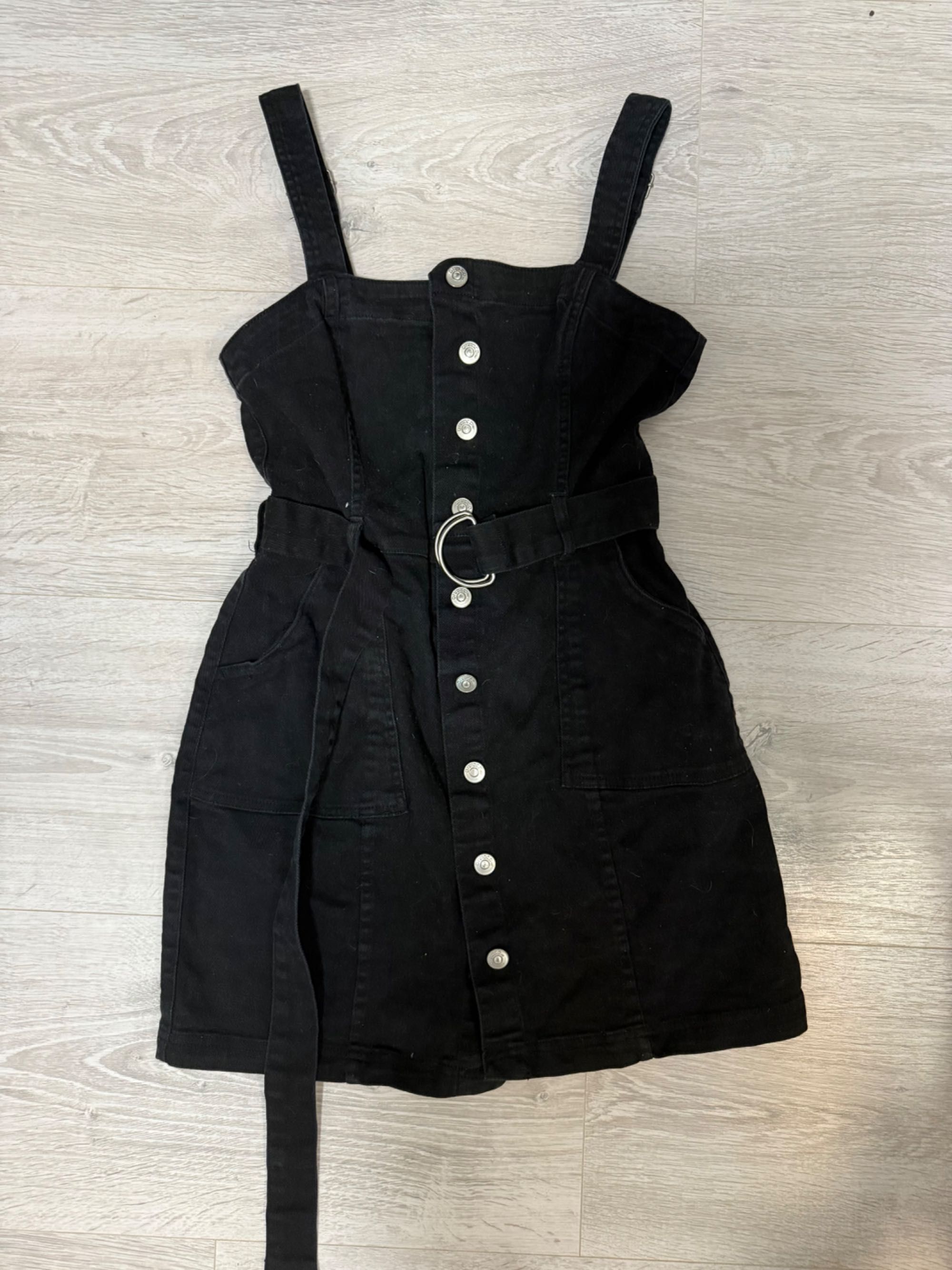 Черна дънкова рокля H&M