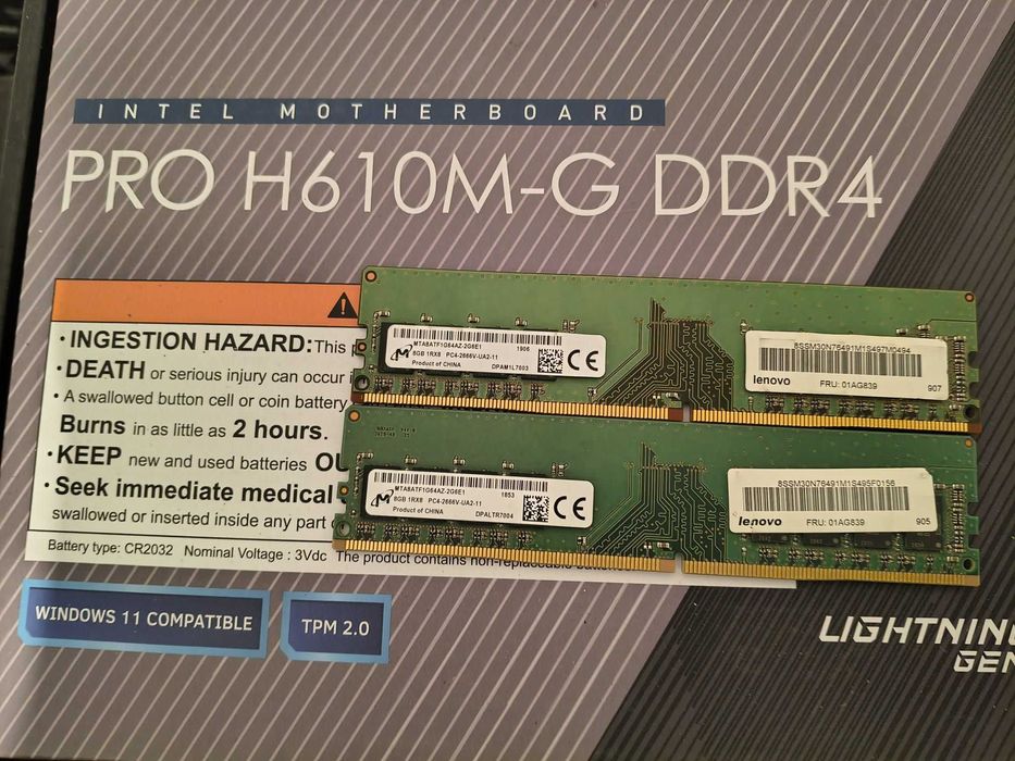 vand kit i5 13400 tray+msi h610m-g ddr4 full box noua+2x8gb
