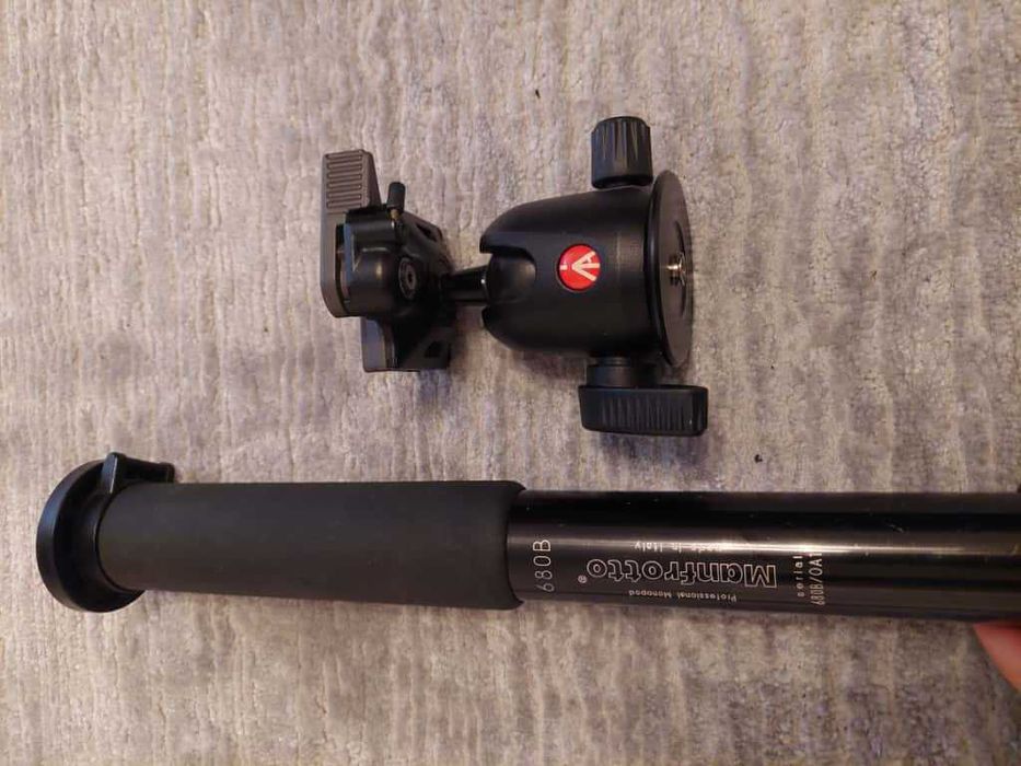 Monopied profesional + cap Manfrotto