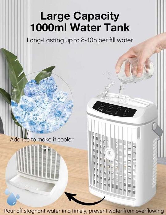 Aparat de aer conditionat si umidificator portabil