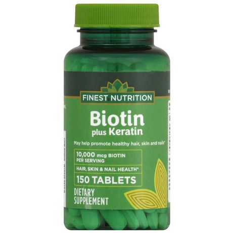 Биотин 10 000мг + Кератин 100мг 150 таблеток из Америки