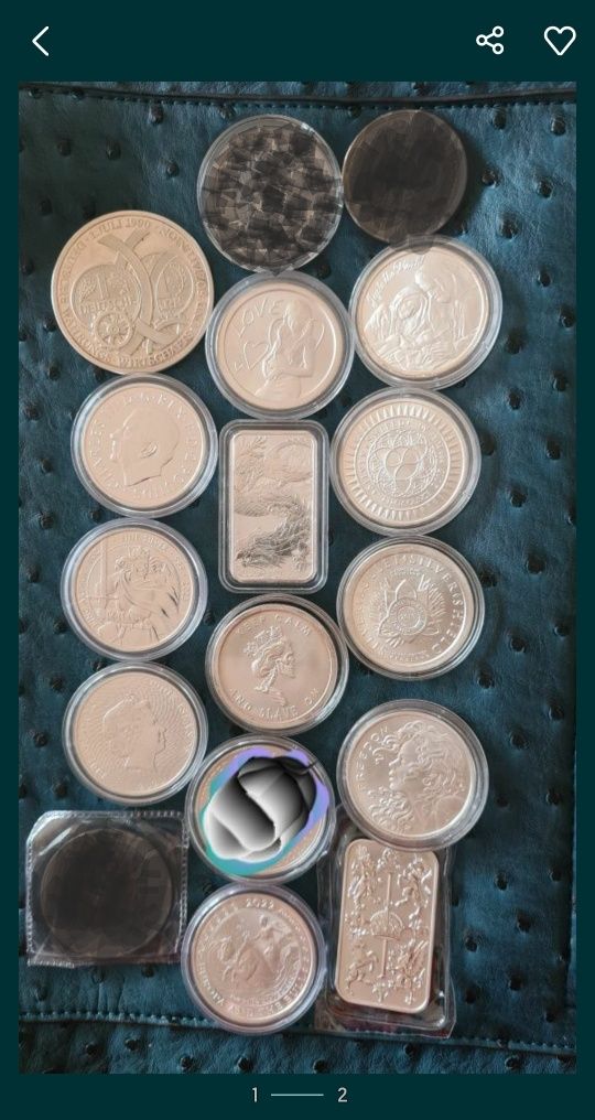 Moneda-lingou argint 999