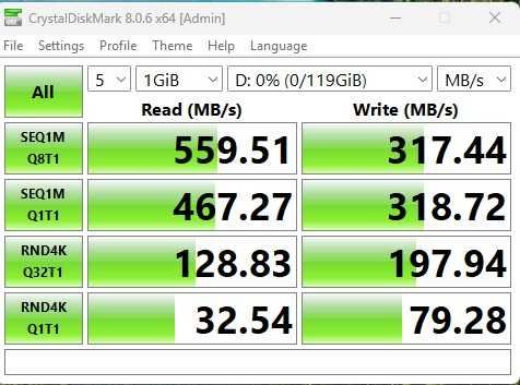 ССД:  Silicon Power A55 128GB  -  2.5 inch, SATA3