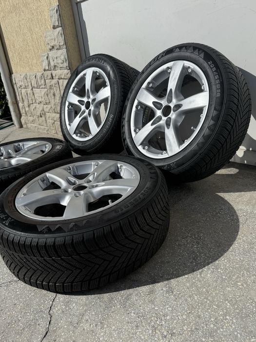 Jante Aliaj 205/55/16 Cu anvelope de iarna dot 21 Renault,Ford,volvo
