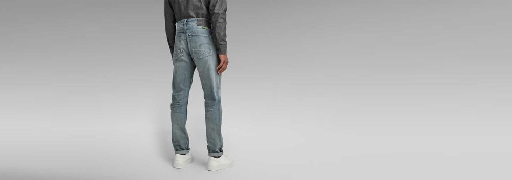 G-Star Raw, Blugi Triple A Straight Selvedge, Albastru, W32/L32