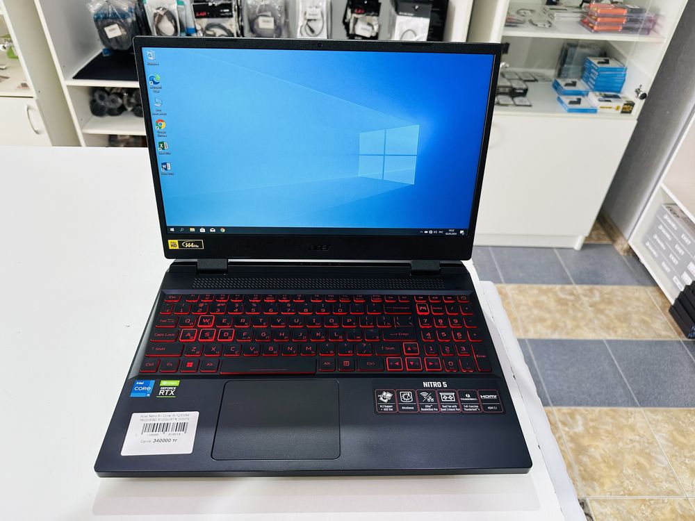 Рассрочка! Acer Nitro 5 - Core i5-12500H/ 16Gb/SSD 512Gb/RTX 3050Ti