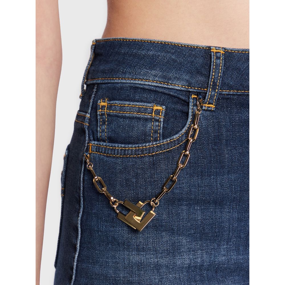 Къси дънкови панталонки elisabetta franchi