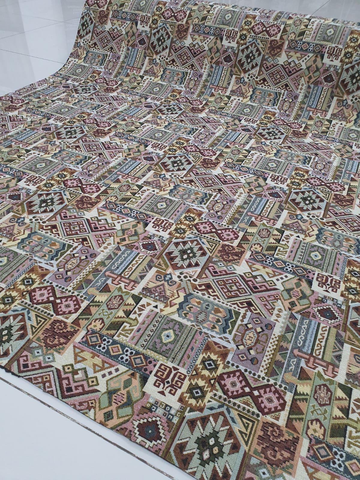 Шикарный гобеленовый коврик метражом ковровая дорожка Италия 135 см