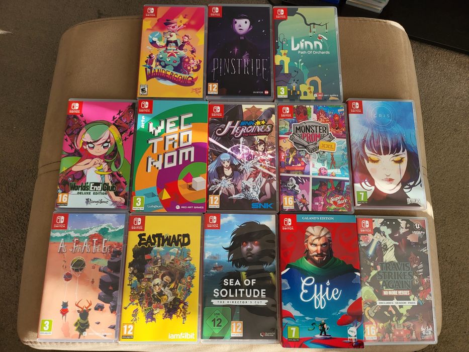 21 игри за Nintendo Switch комплект