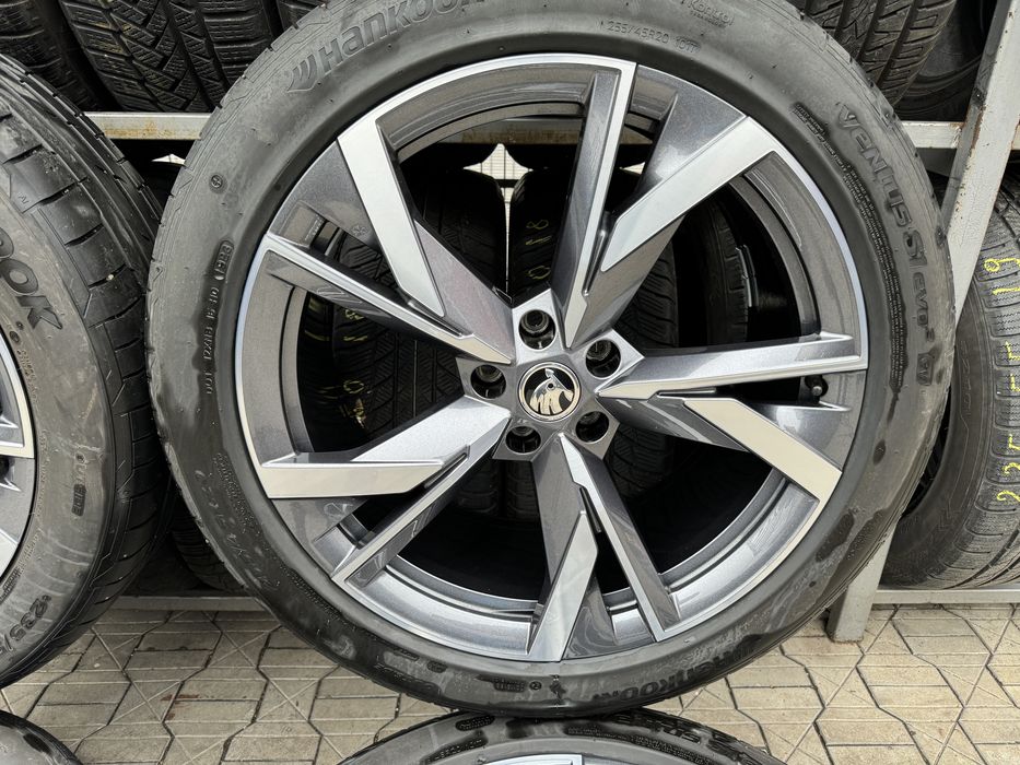 Jante Originale Skoda ENYAQ R20 echipate vara noi doua latimi