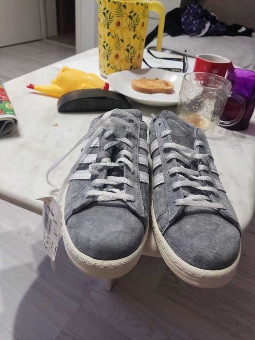 Papuci Slapi Botine Pantofi Adidas Campus 80s Mule Gri