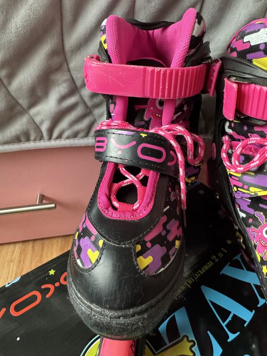 Ролери-кьнки Zax 2в1 размер М 34-37