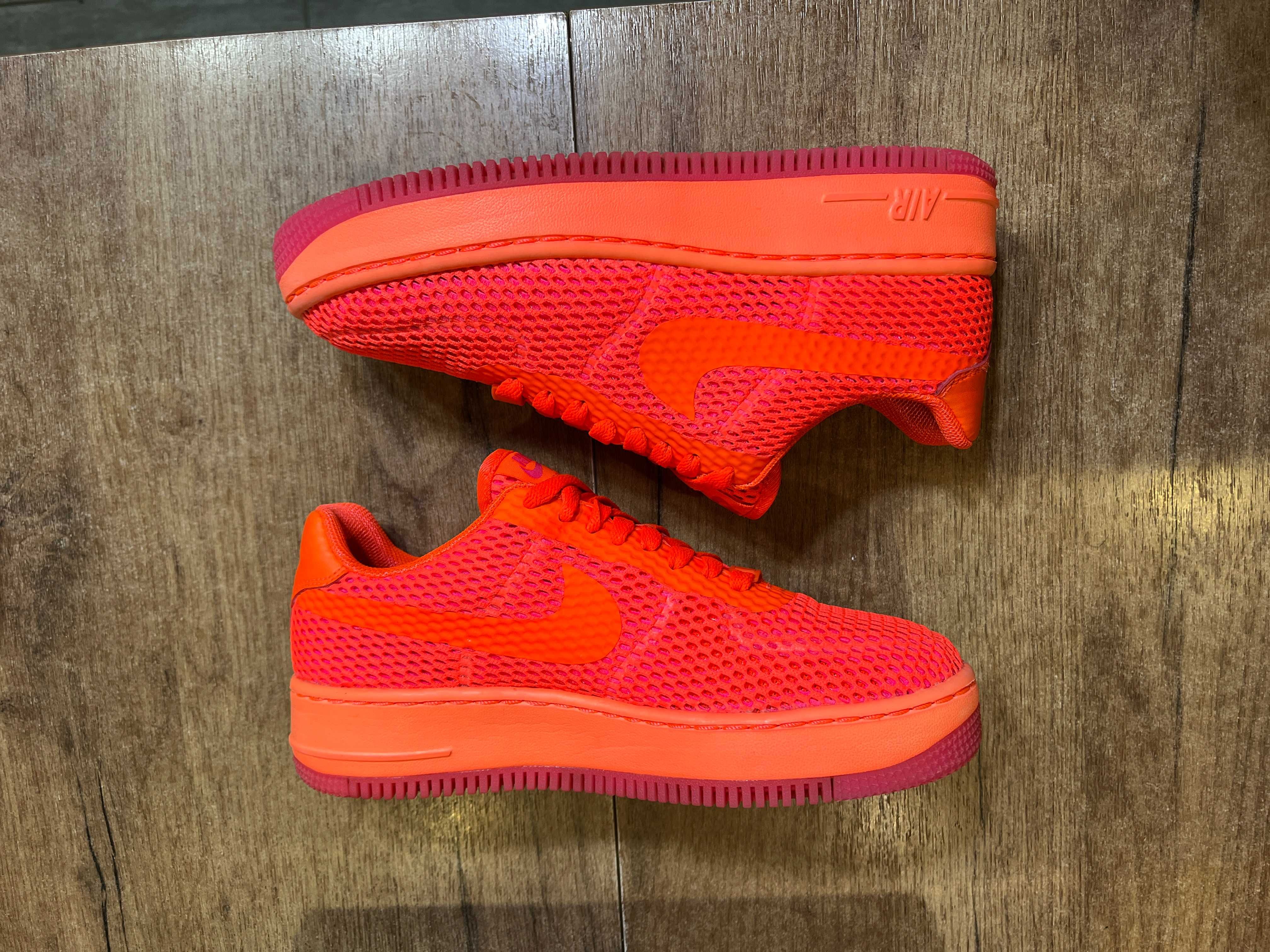 ОРИГИНАЛНИ *** Nike Air Force 1 Upstep Breathe Low Orange W
