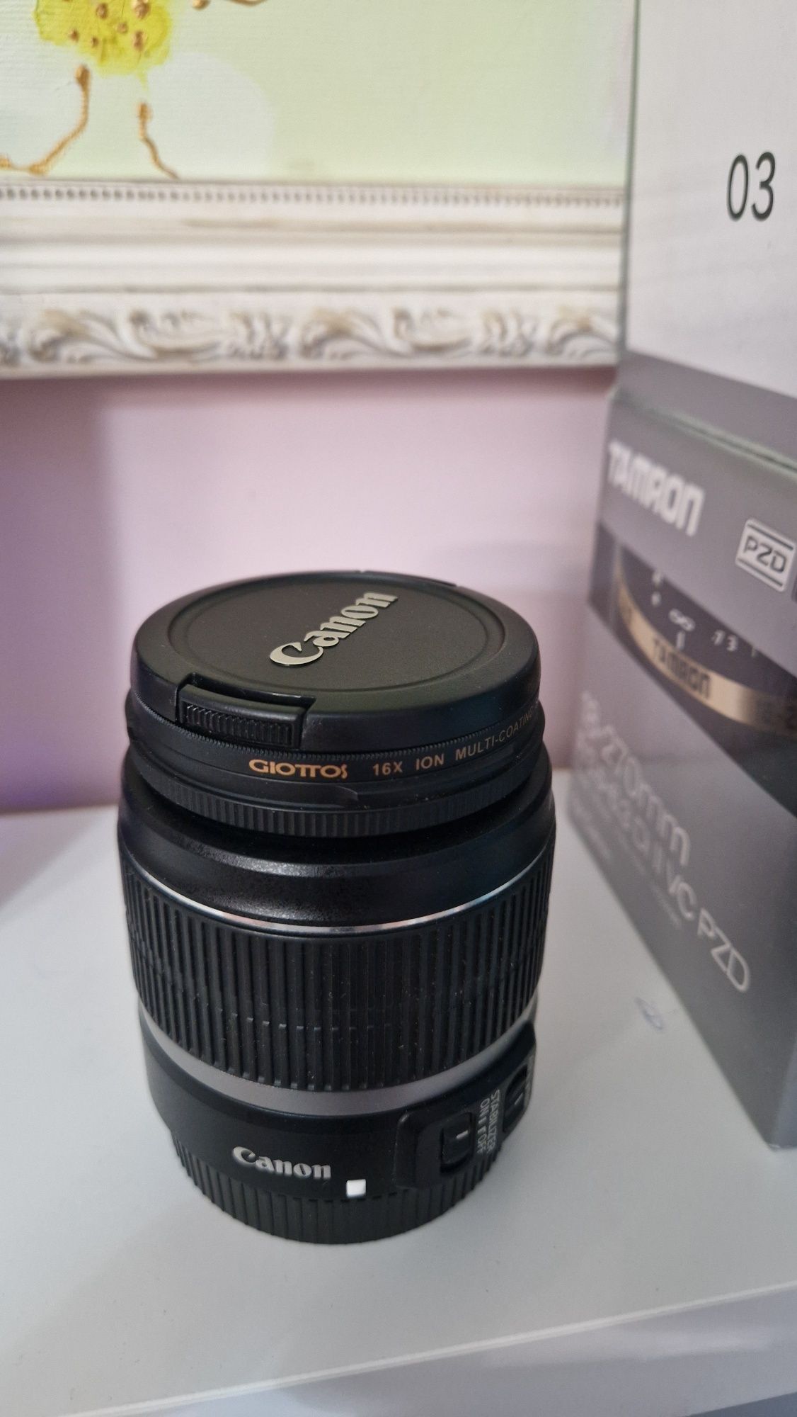 Canon  обектив Tamron 18-270mm