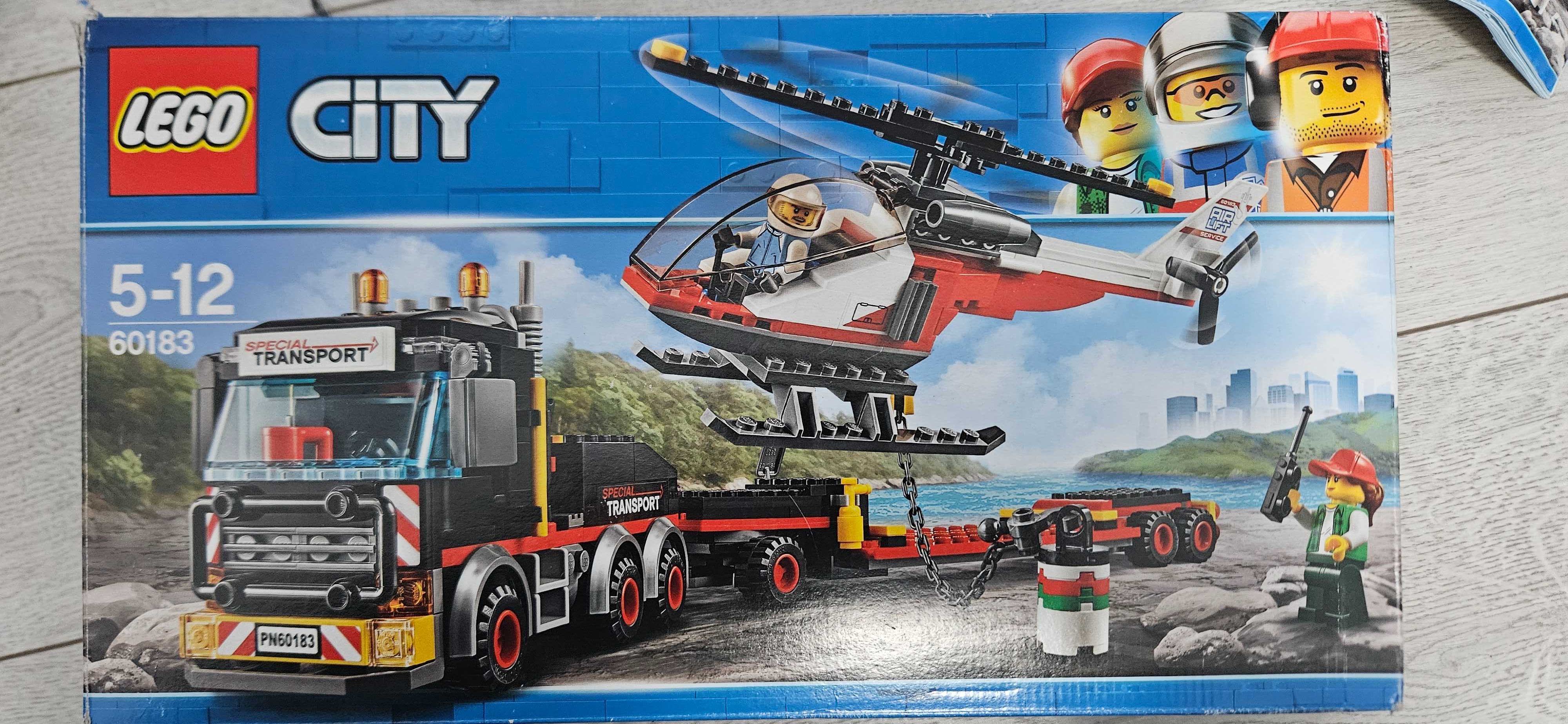 Lego City 60183, Heavy Cargo Transport, 310 piese, 2 figurine