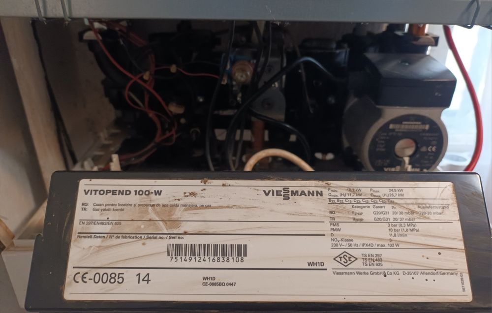 Centrală apartament, Viessmann-Vitopend 100 – 24 kW, perfect funcționa