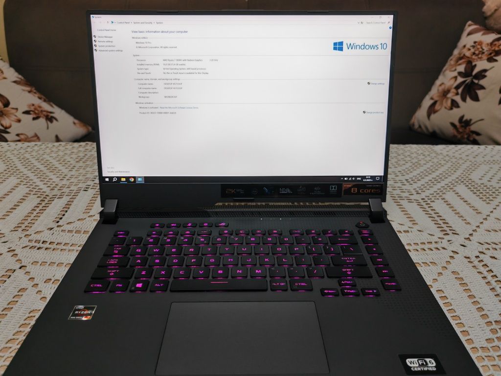 Asus ROG Strix g15 RTX 3070 8gb GDDR6