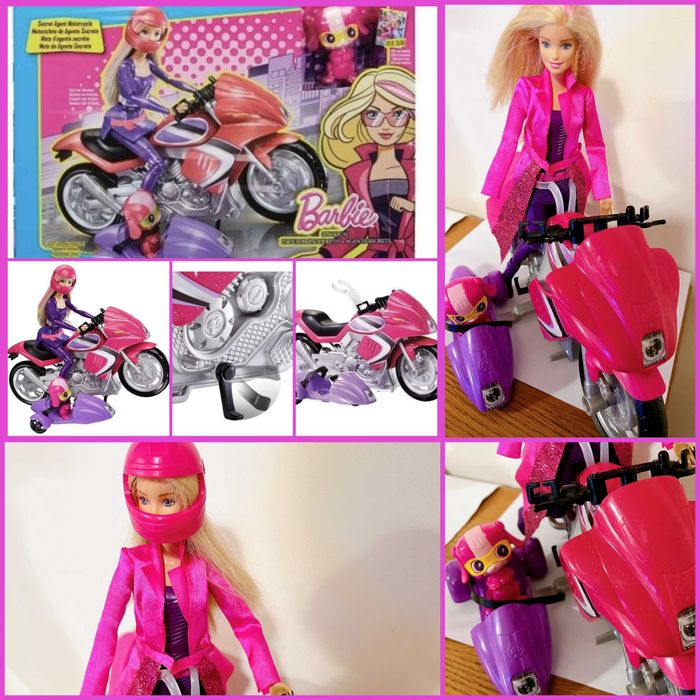 Barbie Spy Squad - Барби Специален отряд Мотор, любимец, кола Кабрио