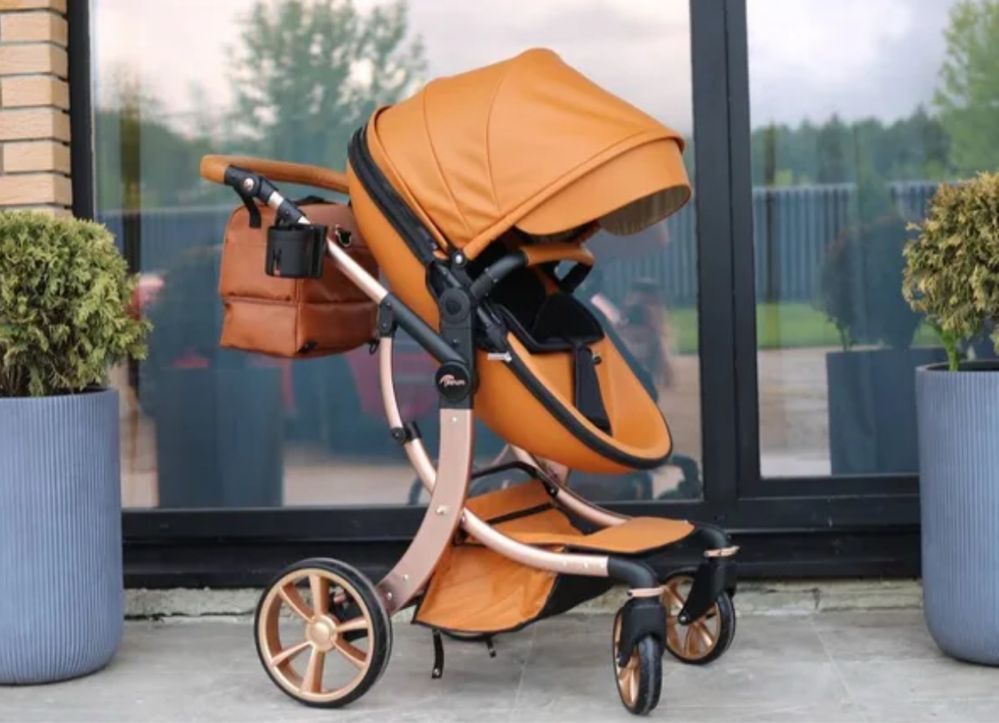 Коляска TEKNUM 609 2в1 эко кожа