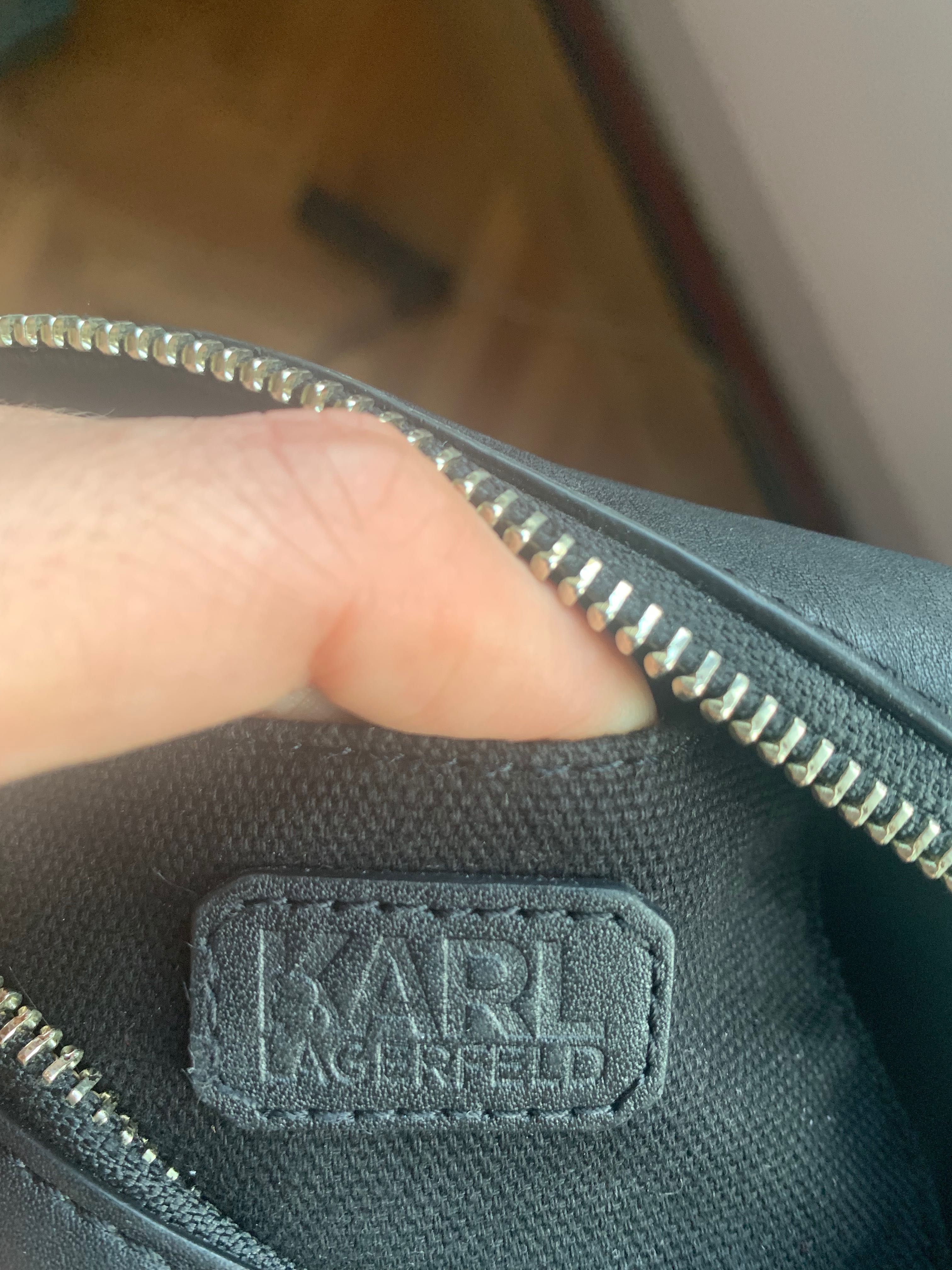 Чанта Karl Lagerfeld(K/Rocky Studs Small Cross Body Bag - Black)