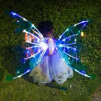 Светящиеся электрические крылья бабочка