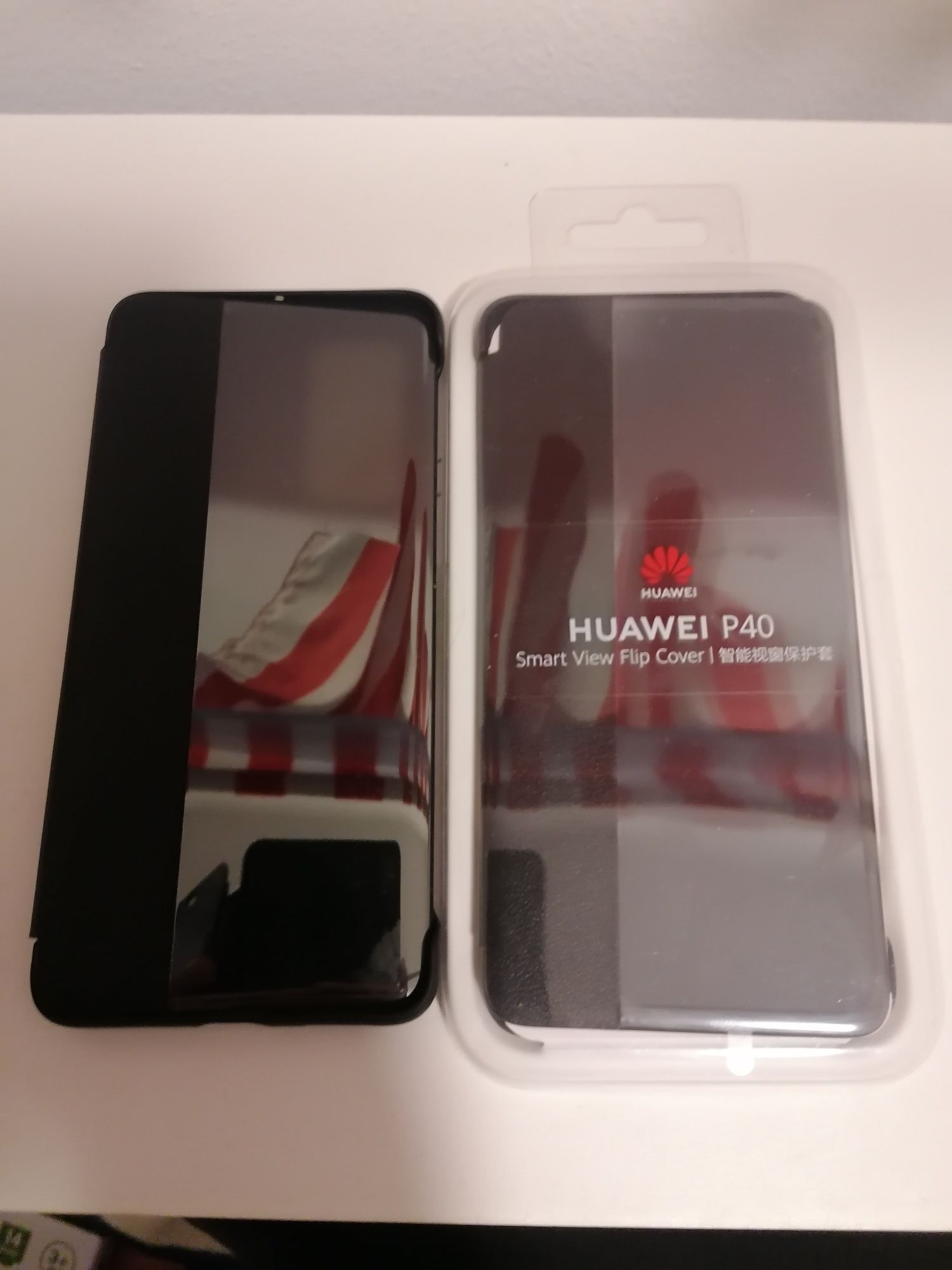 Husa de protectie originală Huawei Smart View Flip pentru P40, Black