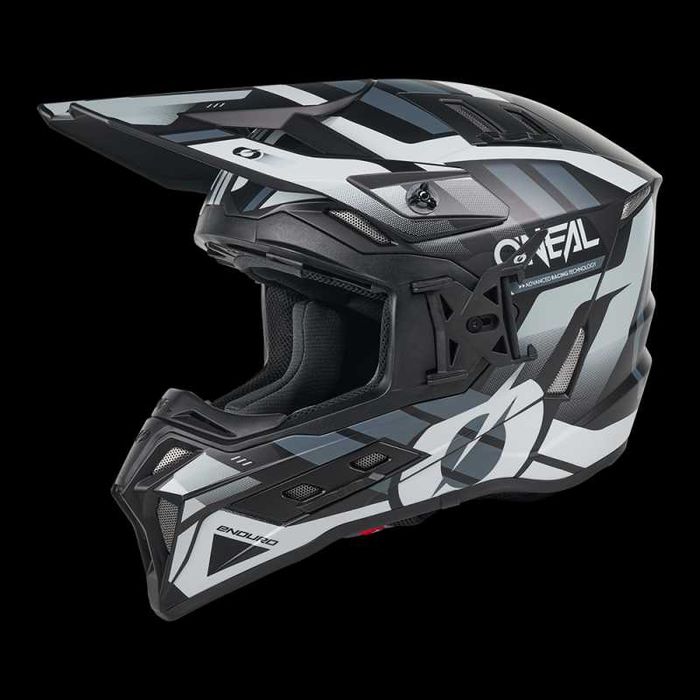 Ендуро каска O'NEAL EX-SRS DUST BLACK/GRAY V.26 Размери: S,M,L,XL,2XL