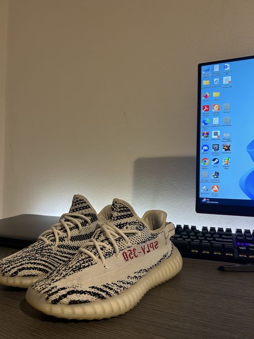 Yeezy zebra 350,arata ca si noi!!