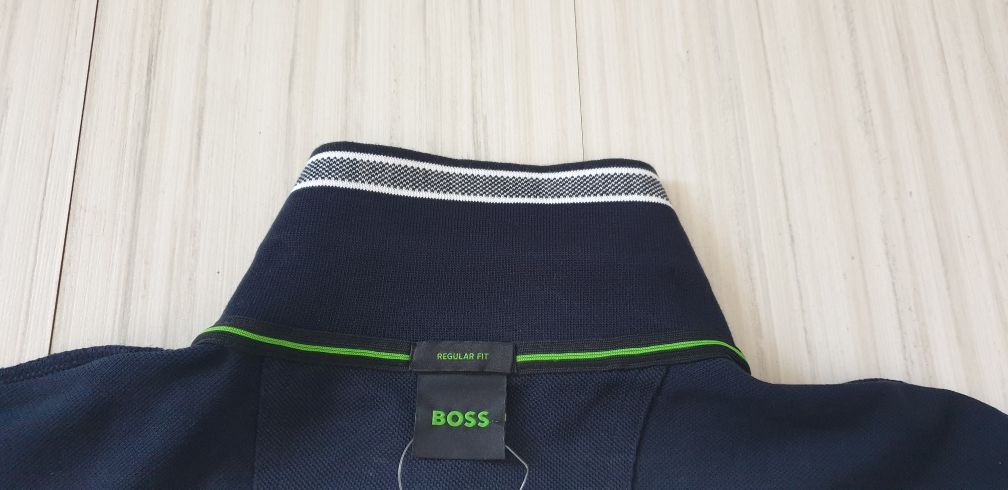 Hugo Boss Paddy Pique Cotton Regular Fit / S НОВО! ОРИГИНАЛНА Тениска!