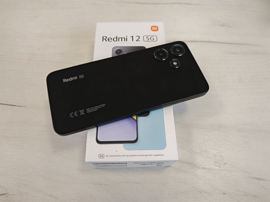 Като нов Redmi 12 5G 4GB RAM 128 GB Black