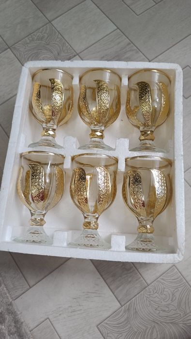 Бокалы новые набор 6 шт